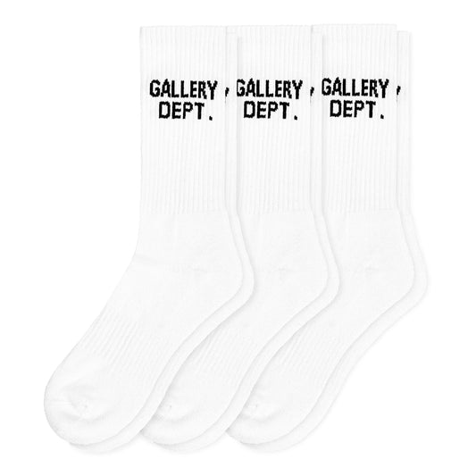 CLEAN WHITE SOCKS - SET OF 3