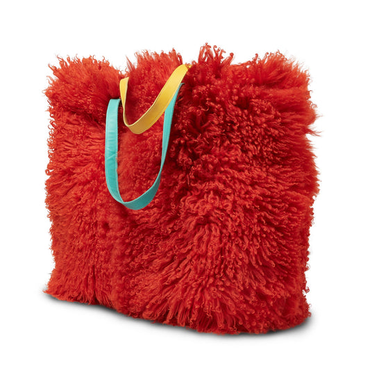 FOXY DESTINATION SHEARLING BIG TOTE