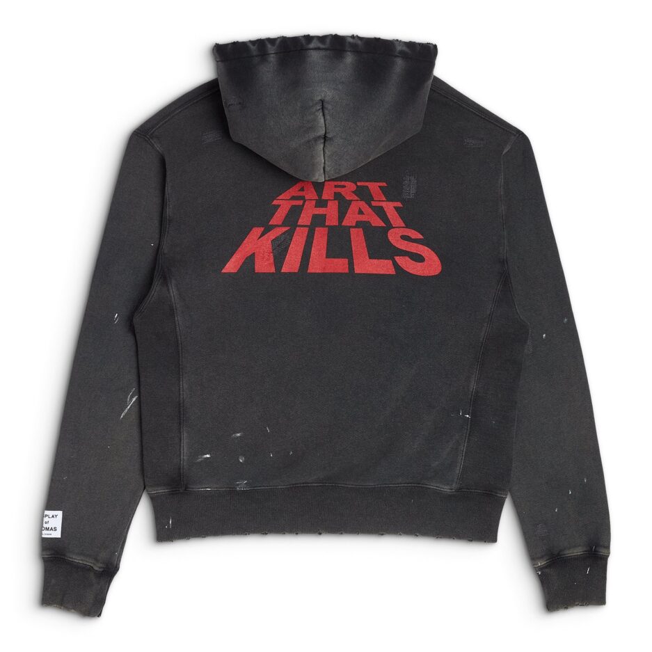 ATK DISTRESSED LOGO HOODIE