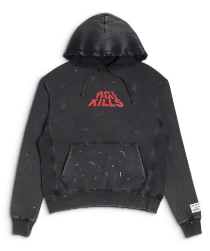 ATK DISTRESSED LOGO HOODIE