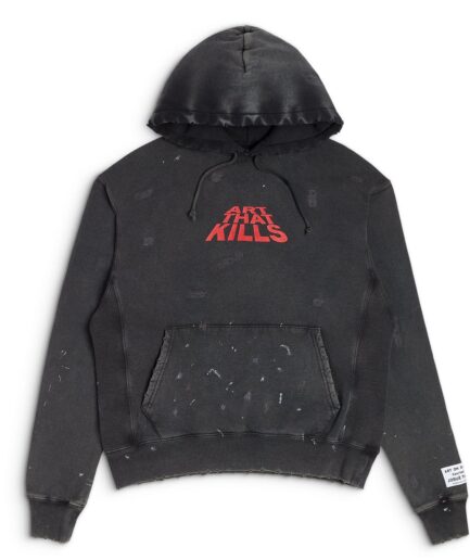 ATK DISTRESSED LOGO HOODIE