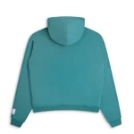 Gallery Dept 90's Full Zip Teal Green Hoodie Back