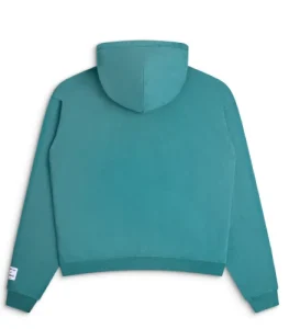 Gallery Dept 90's Full Zip Teal Green Hoodie Back