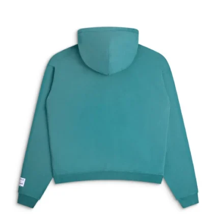 Gallery Dept 90's Full Zip Teal Green Hoodie Back
