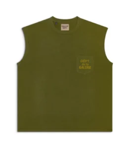 Gallery Dept Augi Sleeveless Tee front premium cotton top