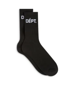Gallery Dept Black Socks front view