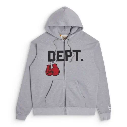 Gallery Dept Boxing Merch Zip Hoodie Gallery Dept Boxing Merch Zip Hoodie front design