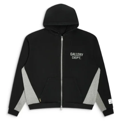 Gallery Dept Contrast Panel Sweatshirt Hoodie front view