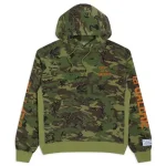 Gallery Dept De La Galerie Camo Flage Hoodie front camouflage artwork