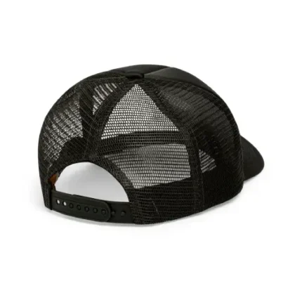 Gallery Dept Logo Trucker Black Cap front view with embroidered logo