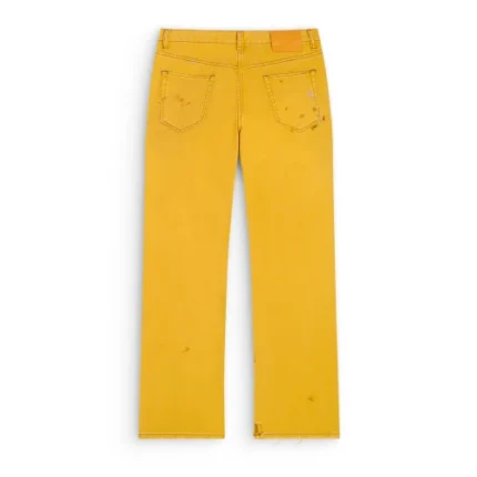 Gallery Dept Marley Yellow Denim Pant Back