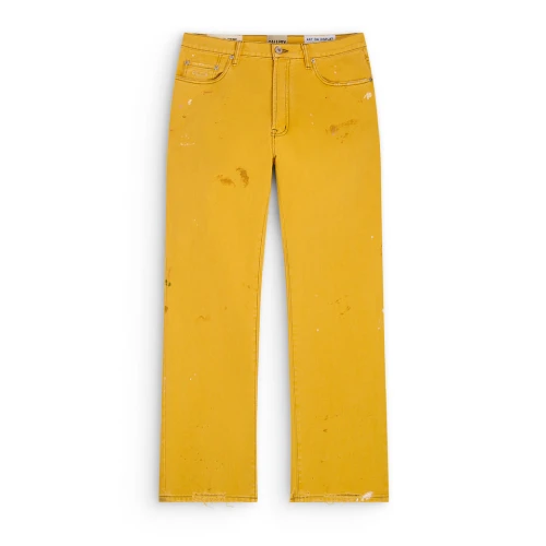 Gallery Dept Marley Yellow Denim Pant Gallery Dept Marley Yellow Denim Pant front view