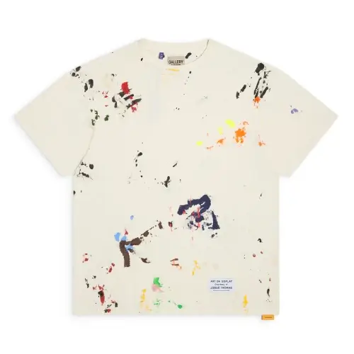 Gallery Dept Rag Appliqued Tee Gallery Dept Rag Appliqued Tee front view premium streetwear