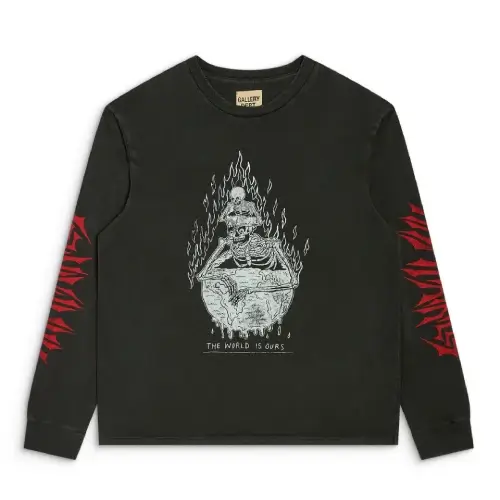 Gallery Dept The World Is Ours Sweatshirt Gallery Dept The World Is Ours Sweatshirt front view