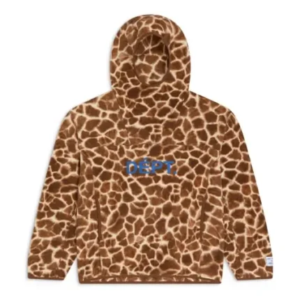 Gallery Dept Trail Fleece Giraffe Hoodie front view