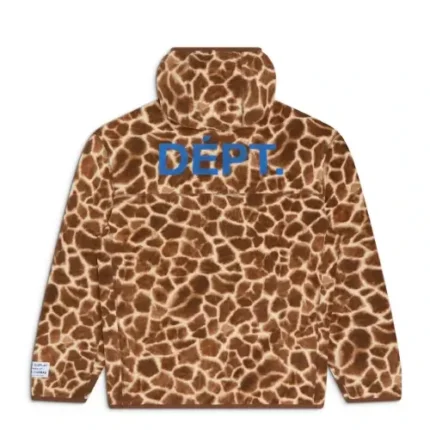 Gallery Dept Trail Fleece Giraffe Hoodie Back