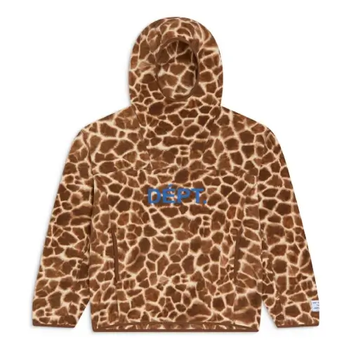 Gallery Dept Trail Fleece Giraffe Hoodie Gallery Dept Trail Fleece Giraffe Hoodie front view