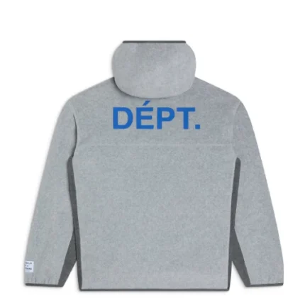 Gallery Dept Trail Fleece Grey Hoodie Back