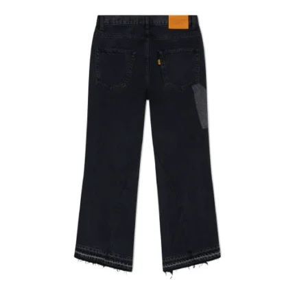 Gallery Dept Twisted Wide Leg Black Pant Back