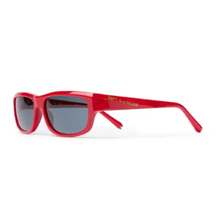 GALLERY DEPT. June 15 1989 burgundy sunglasses side wearing view