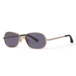 GALLERY DEPT. October 12 2001 gold sunglasses side wearing view