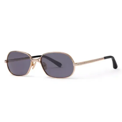 GALLERY DEPT. October 12 2001 gold sunglasses side wearing view