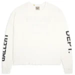 Gallery Dept Thermal Long Shirt White front view