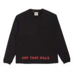 Gallery Dept Anarchy L-S Shirt Black front view