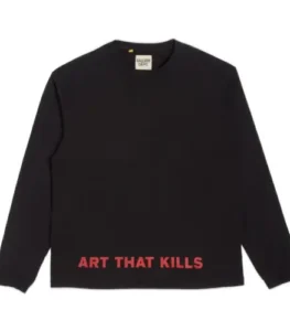 Gallery Dept Anarchy L-S Shirt Black front view