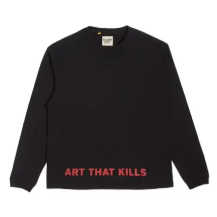Gallery Dept Anarchy L-S Shirt Black front view