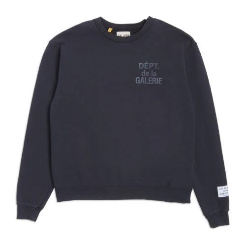Gallery Dept Art That Kills Reversible Crewneck Black Gallery Dept Art That Kills Reversible Crewneck Black front view