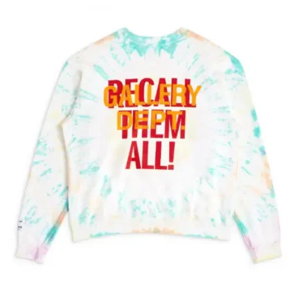 Gallery Dept Big G-Ball Crewneck Tie-Dye back view