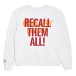 Gallery Dept Big G-Ball Sweatshirt Silver wearing side view