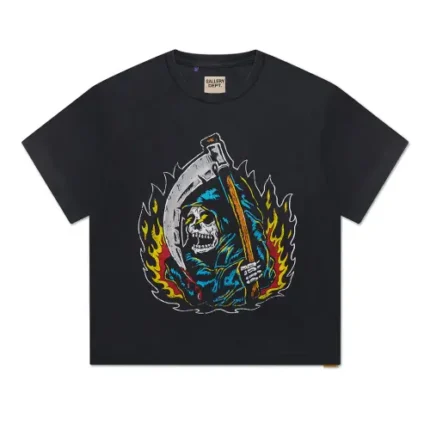 Gallery Dept Big Reaper Atk Tee front view with graphic artwork