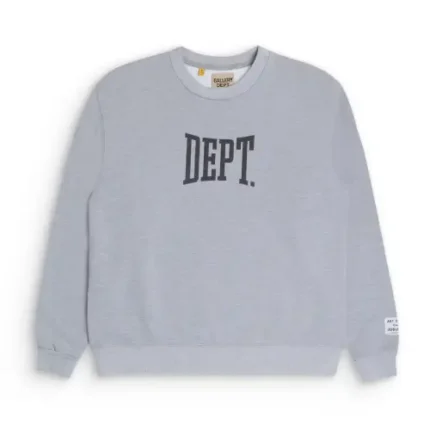 Gallery Dept Classic Sweatshirt Light Grey front view