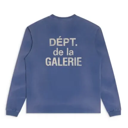 Gallery Dept French L-S Tee Shirt Navy back view