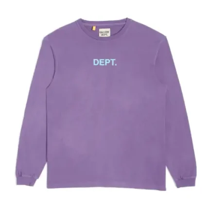 Gallery Dept L-S Tee Purple front view