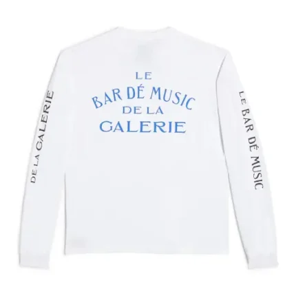 Gallery Dept Le Bar Shop L-S Tee Shirt White back view