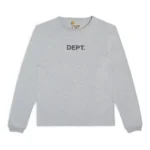 Gallery Dept Logo Shirt Light Grey front view