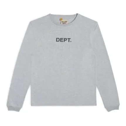 Gallery Dept Logo Shirt Light Grey front view