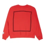 Gallery Dept Musique Crewneck Sweatshirt Red back view