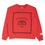 Gallery Dept Musique Crewneck Sweatshirt Red front view