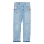 Gallery Dept Pascal Denim Paint Pant light denim blue front view