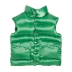 Gallery Dept Puff Vest Green front view