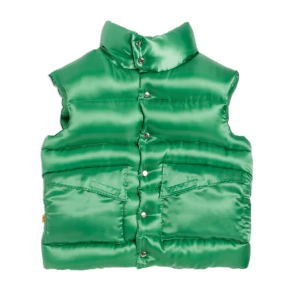 Gallery Dept Puff Vest Green front view