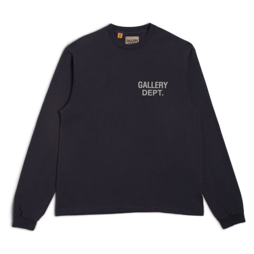 Gallery Dept Souvenir L-S Shirt Black Gallery Dept Souvenir L-S Shirt Black front view
