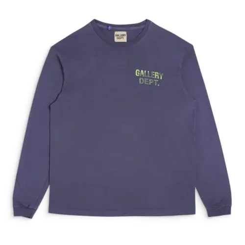 Gallery Dept Souvenir Shirt Purple (1) Gallery Dept Souvenir Shirt Purple front view