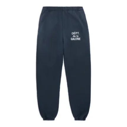Gallery Dept washed black sweatpants front view