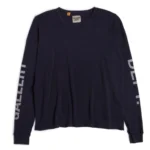 Gallery Dept Thermal Long Sleeve Shirt Black front view