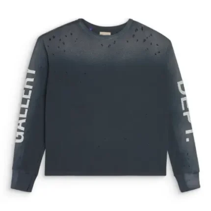 Gallery Dept Urcle thermal long sleeve black front view